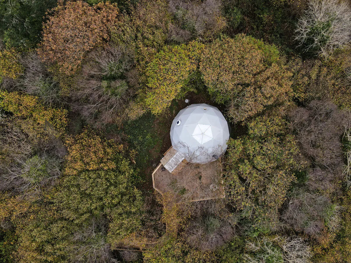 Domo vista desde arriba